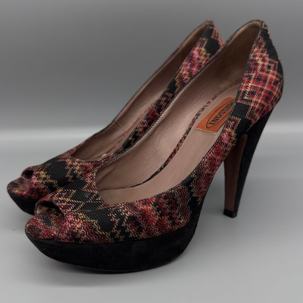 Vintage Missoni platform heels